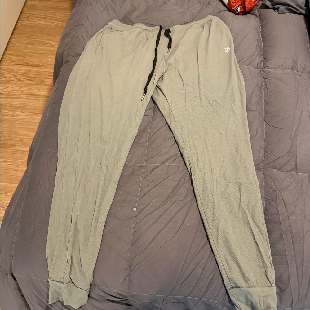 Born Primitive Men's Lightweight Drawstring Jogger Pants - Gray size Medium